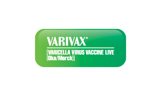 Logo: VARIVAX [VARICELLA VIRUS VACCINE LIVE (0ka/Merck)]