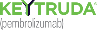 Keytruda product logo with generic name